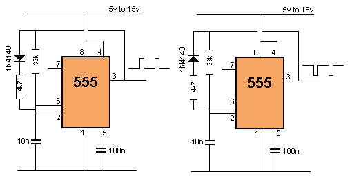 THE SIMPLEST 555 OSCILLATOR Circuit