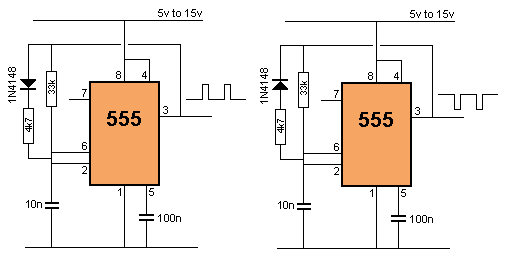 555 timer circuits schematics pdf