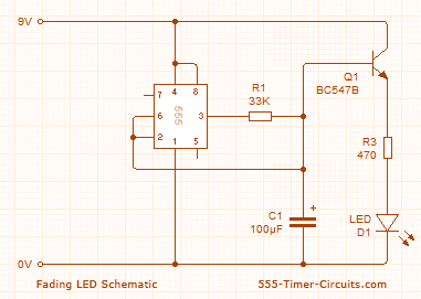 Betydning Barn Med andre ord UP/DOWN FADING LED Circuit