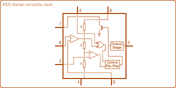 Inside the 555 Timer Chip